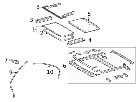 Sunroof for 2014 Lexus IS F #0