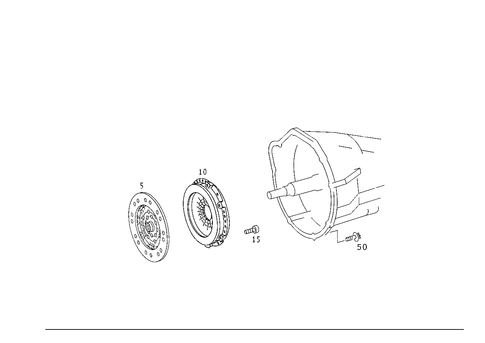 Clutch for 1999 Mercedes-Benz E430 #0