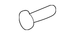 7922438 - Body: License Bracket Screw for Saab Image