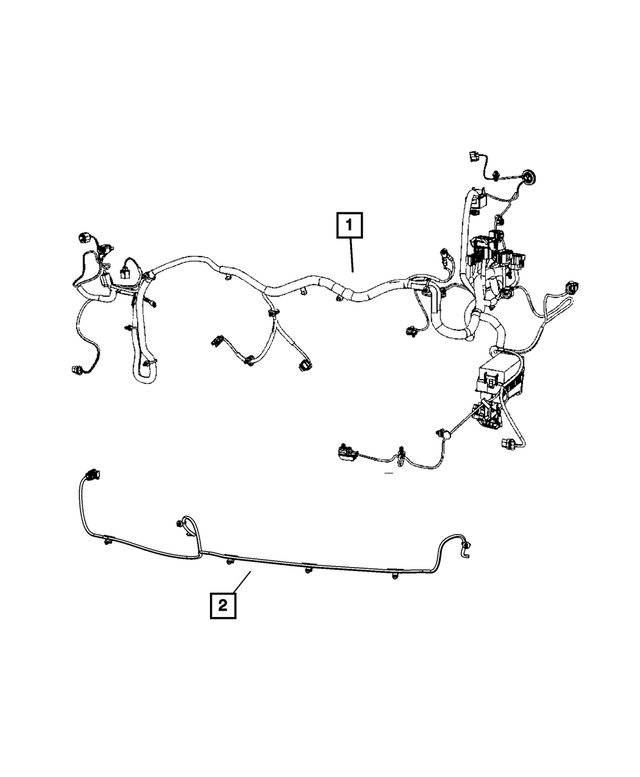 68094109AC - Electrical: Headlamp To Dash Wiring for Mopar Image image