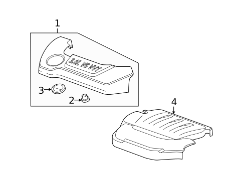 Engine Appearance Cover for 2012 Chevrolet Malibu #0
