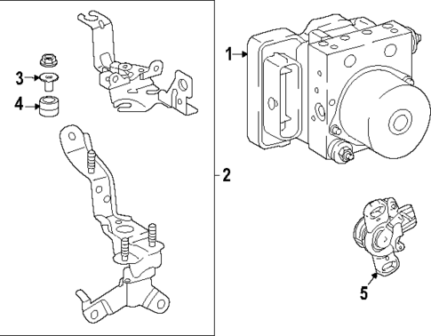 ABS Components for 2025 Toyota Camry #0