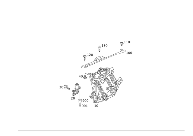 6038 - Windows: Nut-and-Washer Assembly for Mercedes-Benz: 180C, AMG GT, AMG GT Black Series, AMG GT C, AMG GT R, AMG GT S, C230, C240, C280, C32 AMG, C320, C350, C55 AMG, CL500, CL55 AMG, CLK320, CLK350, CLK500, CLK55 AMG, CLK550, CLK63 AMG, Maybach S550, Maybach S560, Maybach S600, Maybach S650, S430, S450, S55 AMG, S550, S550e, S560, S600, S63 AMG, S65 AMG, SL400, SL450, SL500, SL55 AMG, SL550, SL600, SL63 AMG, SL65 AMG, SLK230, SLK280, SLK300, SLK320, SLS AMG Image image