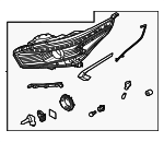 92102M7500 - Electrical: Headlamp Assembly for Kia Image