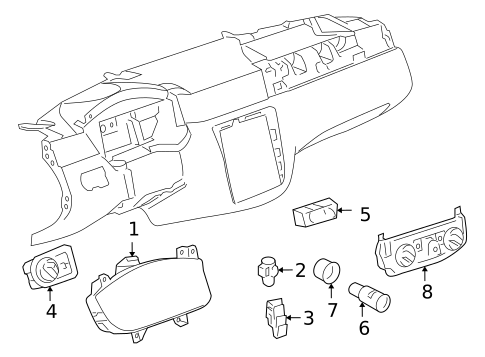 Switches, Solenoids & Actuators for 2011 Chevrolet Impala #0