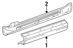 6141124041 - Body: Rocker Panel for Lexus: SC300, SC400 Image