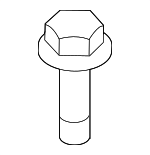 284172F000 - Exhaust: Exhaust Manifold Heat Shield Bolt for Kia Image