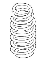 55330K4000 - Suspension: Coil Spring for Hyundai: Kona Electric Image