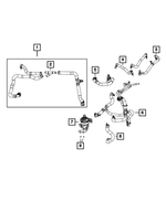 68516309AA - Cooling: 3 Way Connector for Mopar Image image