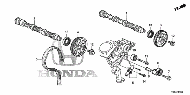 Camshaft - Timing Belt for 2016 Honda Odyssey #0