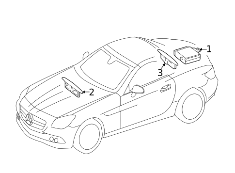 Electrical Components for 2014 Mercedes-Benz SLK55 AMG #2