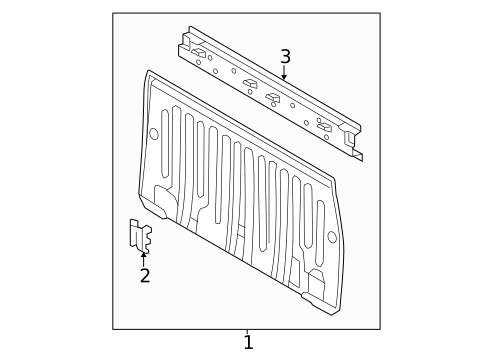 Back Panel for 2021 Toyota Tundra #1