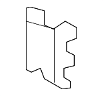 641910C020 - Body: Seat Belt Anchor for Toyota: Tundra Image