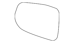 31395524 - : Door Mirror Glass for Volvo Image