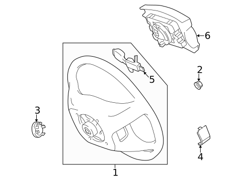 Steering Wheel & Trim for 2000 Toyota Solara #0