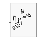 3C0122291C - Cooling System: Lower Coupling for Volkswagen: Jetta, Passat Image