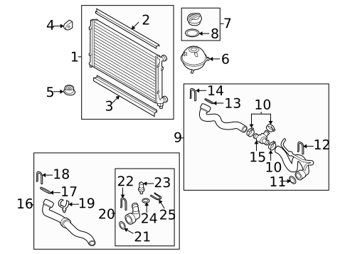 Radiator & Components for 2025 Volkswagen Taos #28