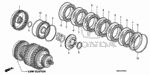 22510RPC003 - Transmission - Automatic: GUIDE, LOW CLUTCH for Honda Image