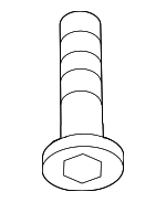 N91000002 - Suspension: Suspension Track Bar Bolt for Audi: A5, A5 Quattro, S5 Image