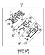 68424907AA - : Floor Pan Crossmember, Left for Mopar Image