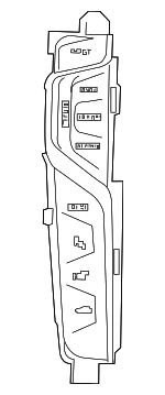 61316993947 - Body: Switch Assembly for BMW Image