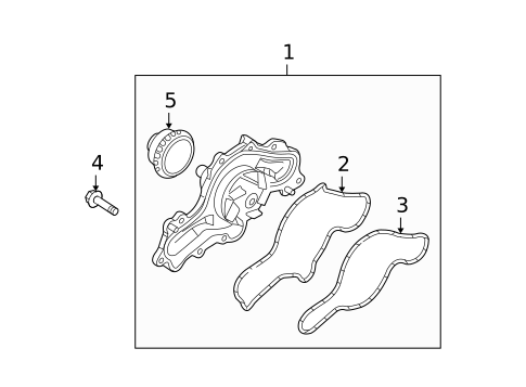 Water Pump & Related Components for 2011 Ford Fusion #0
