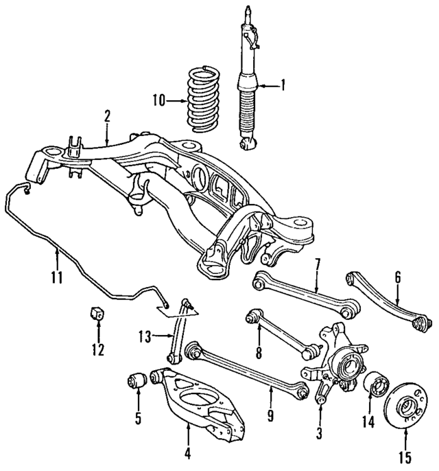 129350061480 - Universals &amp; Rear Axle: Differential for Mercedes-Benz Image