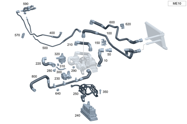 2328308701 - : Hose Line for Mercedes-Benz Image