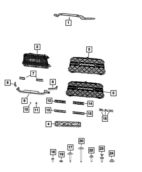Grilles for 2023 Ram 3500 #0