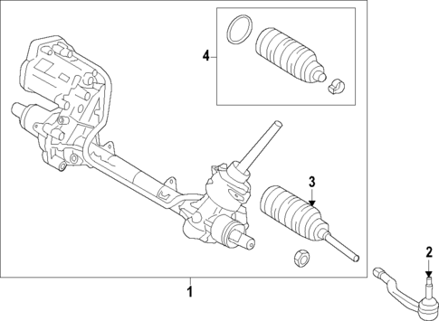Steering Gear & Linkage for 2023 Ford Edge #1