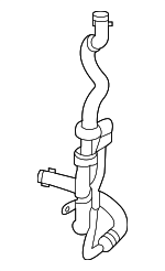 L1MZ8075E - Cooling System: Reservoir Hose for Lincoln: Aviator Image