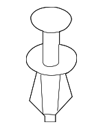 17127620959 - Cooling System: Cooler Pipe Rivet for BMW Image