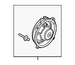 963401M000 - Body: Rear Dr Speaker for Kia Image