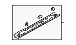 4K8867606B4PK - Body: Upper Trim Panel for Audi Image