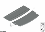 51477325328 - Vehicle Trim: Floor Cargo Panel, Front for BMW: 328i, 328iX, 330iX, 335iX, 340iX Image image