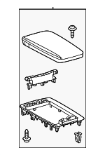 589050E141A1 - Body: Armrest Door for Lexus: RX350, RX350h, RX450h+, RX500h Image