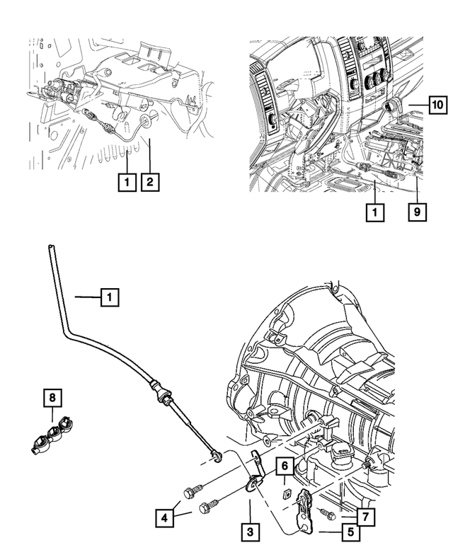 « 5LP381X9AA –  : Transmission Selecteur pour Mopar Image »