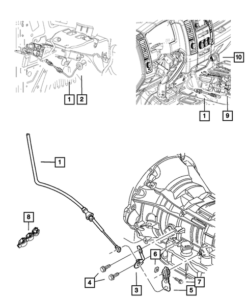 Gearshift Controls and Related Parts for 2014 Ram 1500 #0