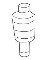 431907349 - : Leak Detect Pump Buffer for Audi: 100, 100 Quattro, 90, 90 Quattro, A4, A4 Quattro, A6, A6 Quattro, A8 Quattro, RS4, S4, S6, S8, TT, TT Quattro, TT RS Quattro, TTS Quattro Image