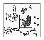 711000E170B1 - Body: Seat Assembly for Toyota: Highlander Image