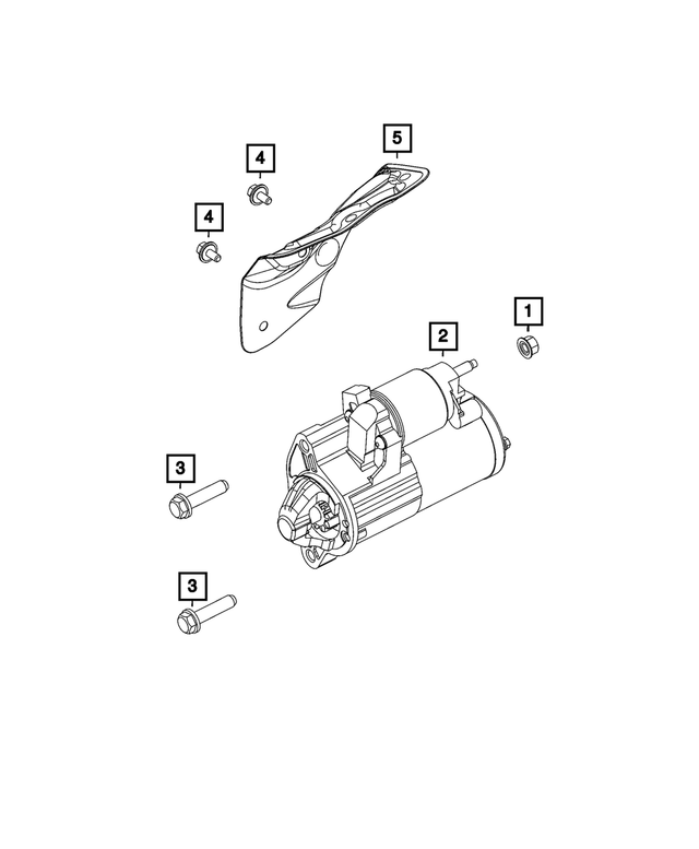 R6029722AA - Electrical: Engine Starter, Remanufactured for Mopar Image image