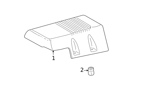 Engine Appearance Cover for 2000 Chevrolet C3500 #0