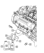 53032773AA - 3.7L Gas; Engine: Drip Trough for Ram: Dakota Image