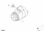 61138366636 - Heater and Air Conditioning: Plug Housing for BMW: X3 2.5i, X3 3.0i, X5 3.0i, X5 4.4i, X5 4.6is, X5 4.8is Image image