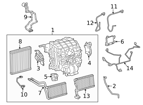 Heater for 2021 Toyota Prius Prime #0