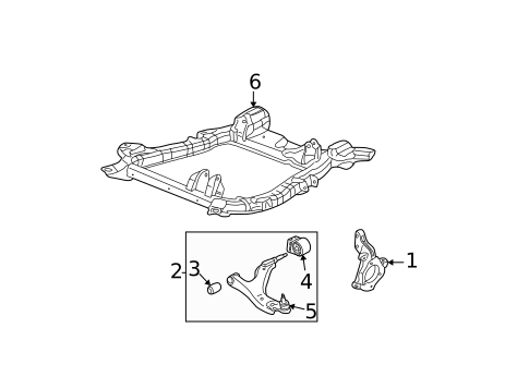Suspension Components for 2009 Chevrolet Equinox #1