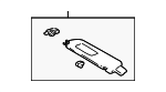 7432034251E1 - : Sun-Visor for Toyota Image