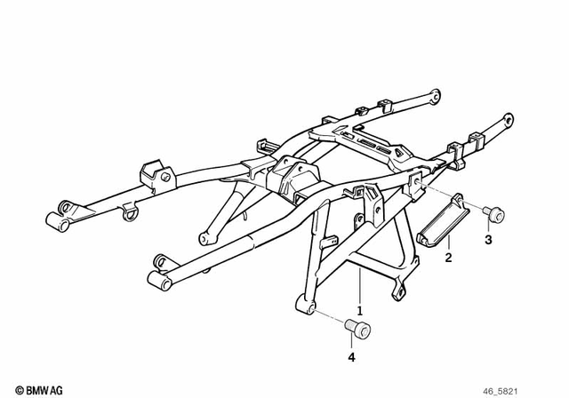 7119900514 - Frame and Mounting Parts: Fillister Head with Washer - M6X20-sb-Z1-8.8 for BMW-Motorrad Image