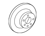 31471746 - Brakes: Rotor for Volvo: S60, S60 Cross Country, S80, V60, V60 Cross Country, V70, XC70 Image