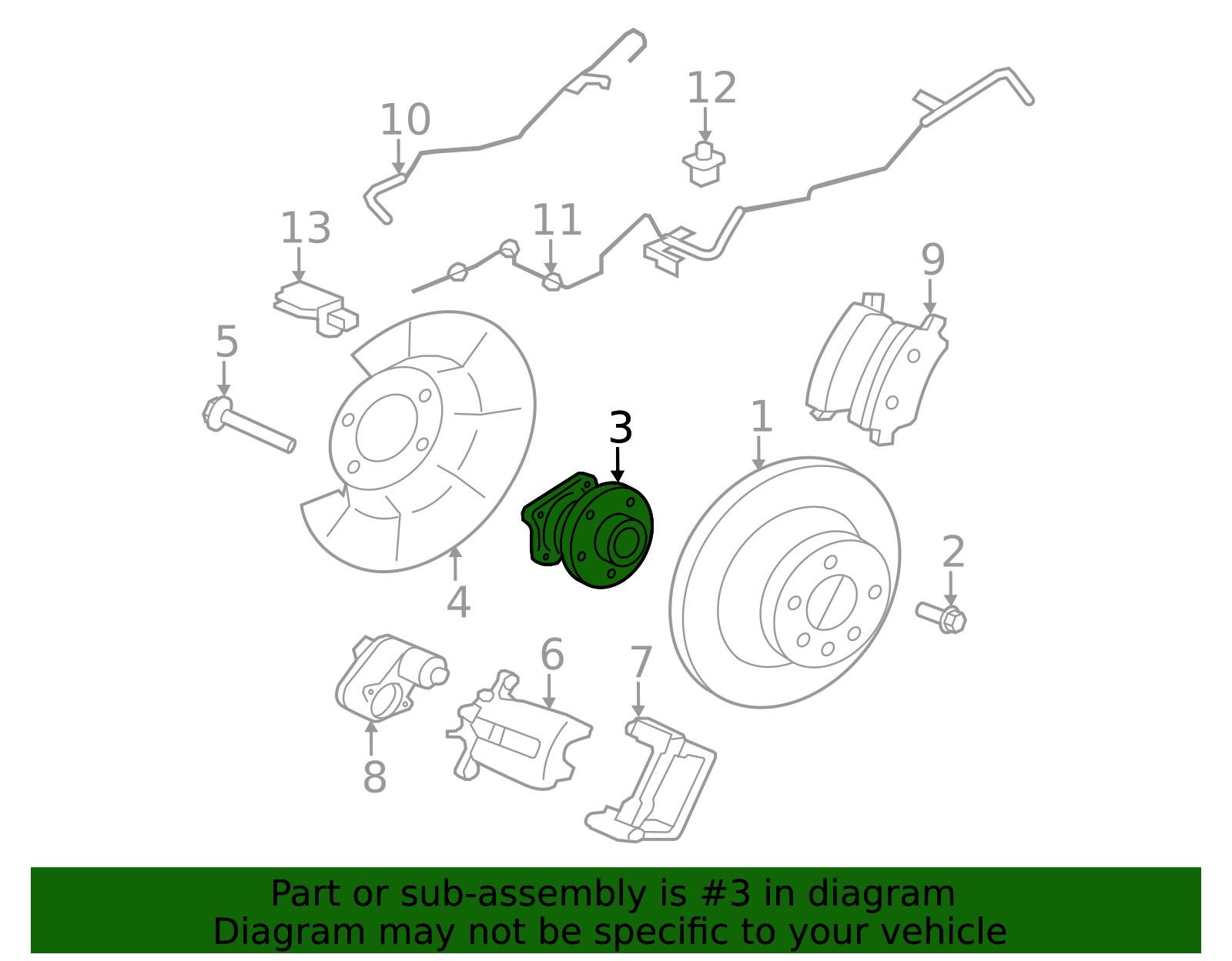 2007-2018 Volvo Hub & Bearing 31360027 | TascaParts.com